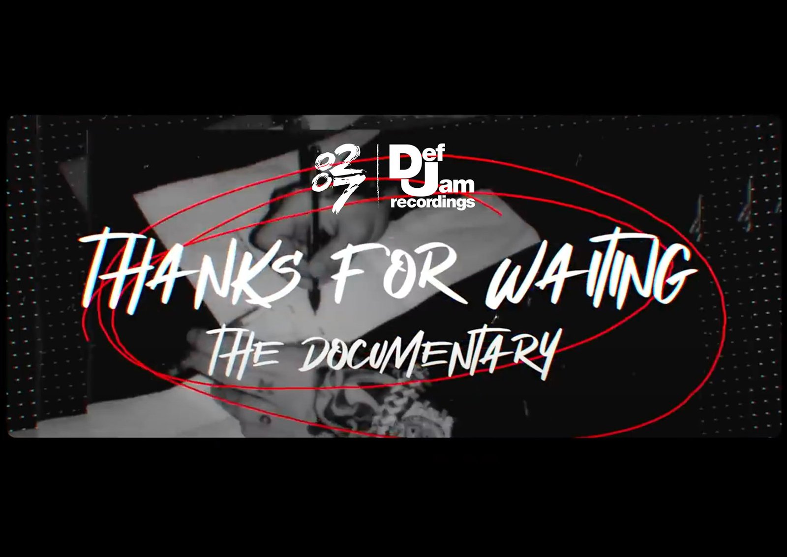 Title card for Potter Payper’s “Thanks for Waiting” documentary with 0207 Def Jam branding